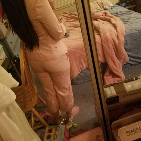 Baby Pink Pants Suit - Picture 6 of 11